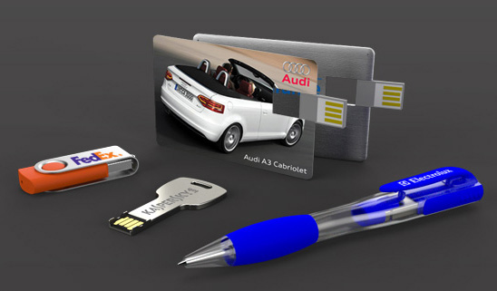 Popular models of customised USB flash drives